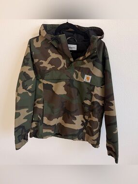 Carhartt Men's WIP Nimbus Camo Pullover Anorak Jacket -